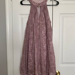 Francesca’s Lavender Lace Dress